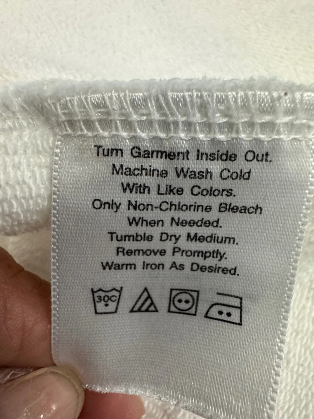 Eddie Bauer White Quarter-Zip Crewneck Sweater - Picture 7 of 8